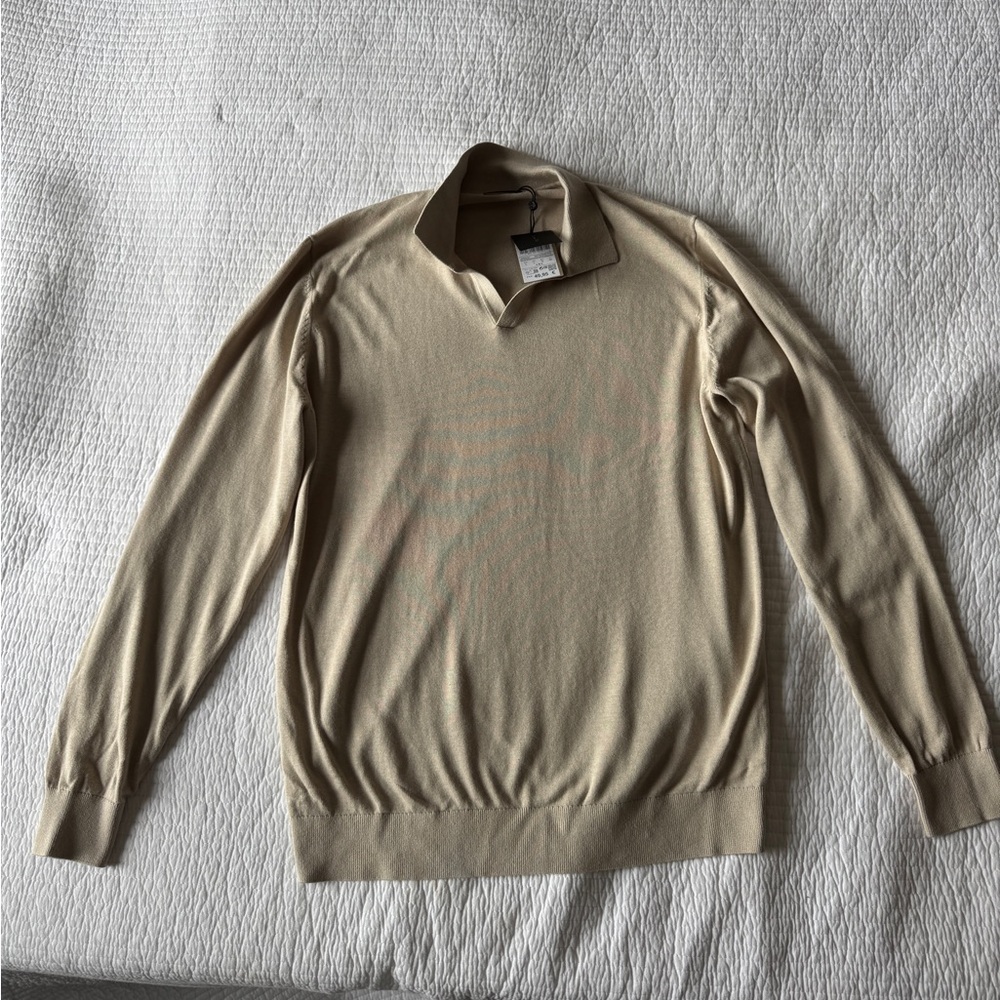 Massimo Dutti Cream Turtleneck Sweater